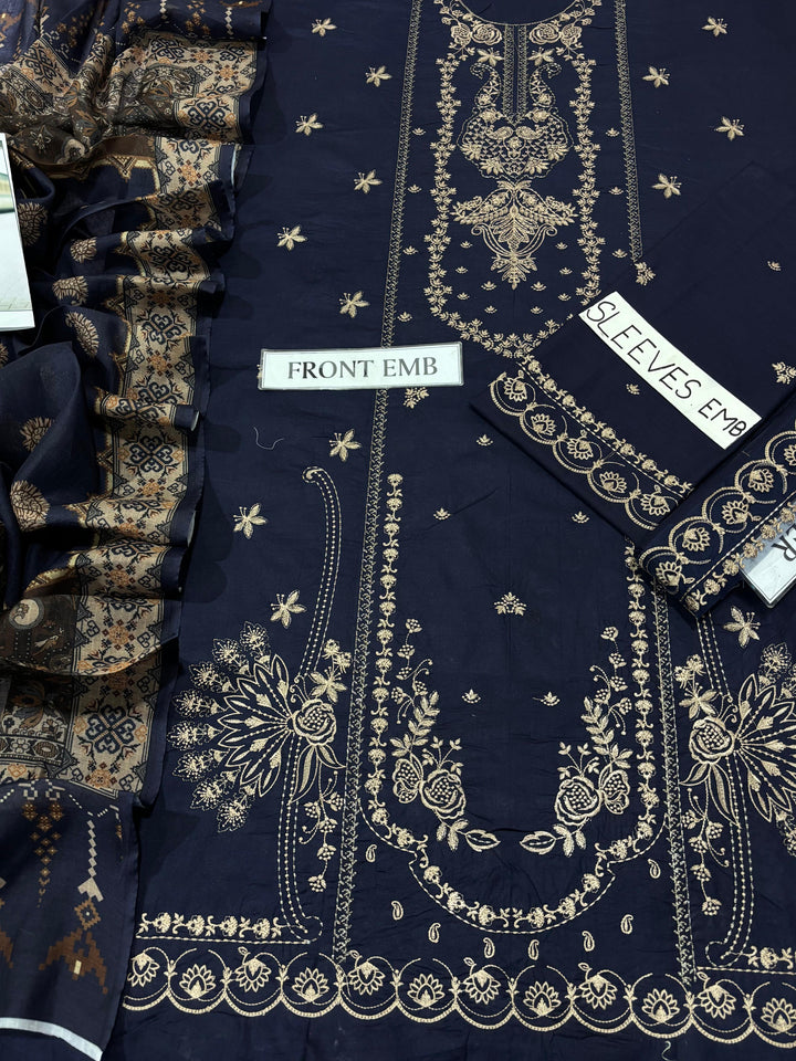 Women Embroided 3Piece
