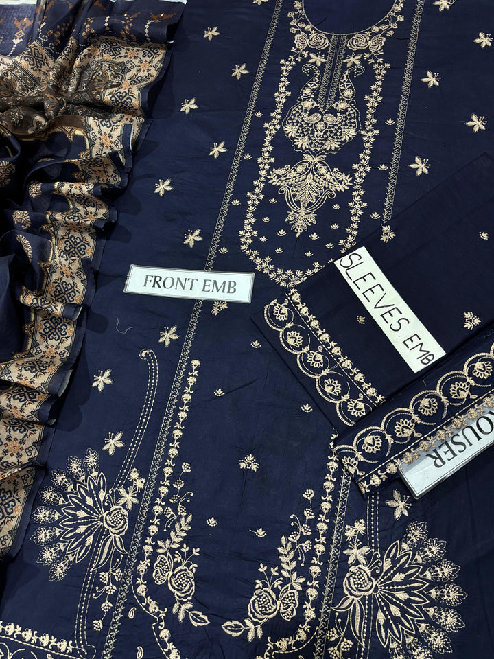 Women Embroided 3Piece